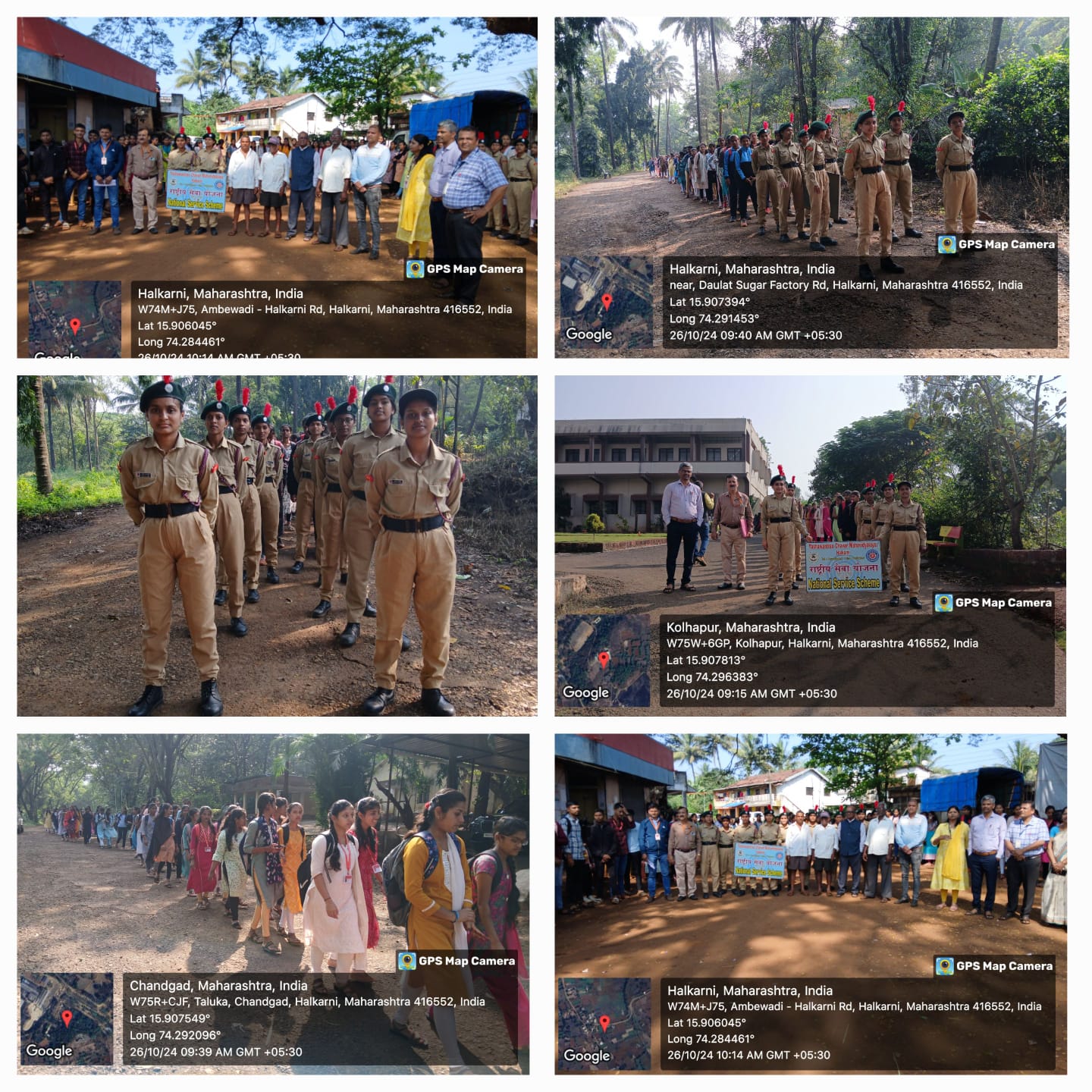 Voting awareness rally by ncc cadets and nss volunteers